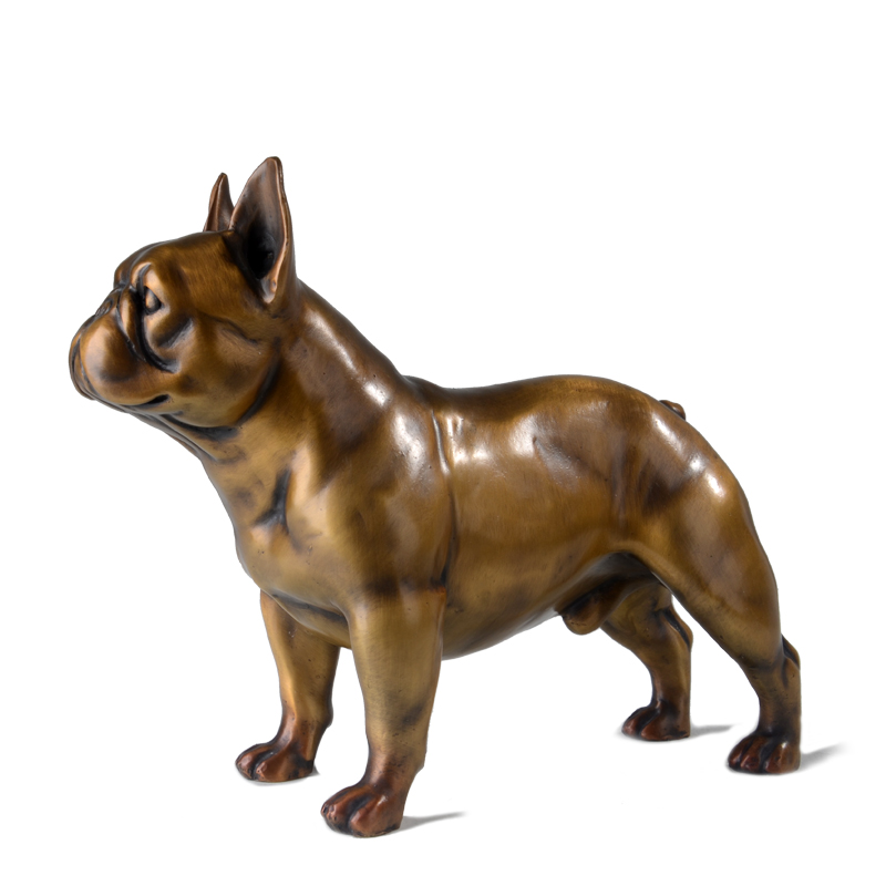 Premium Quality Copper French Bulldog Statue - 3 Styles - Ask Frankie