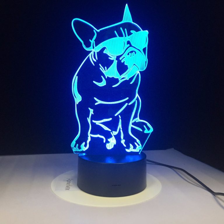 French Bulldog Night Light - LED Light For Frenchie Lovers - Ask Frankie
