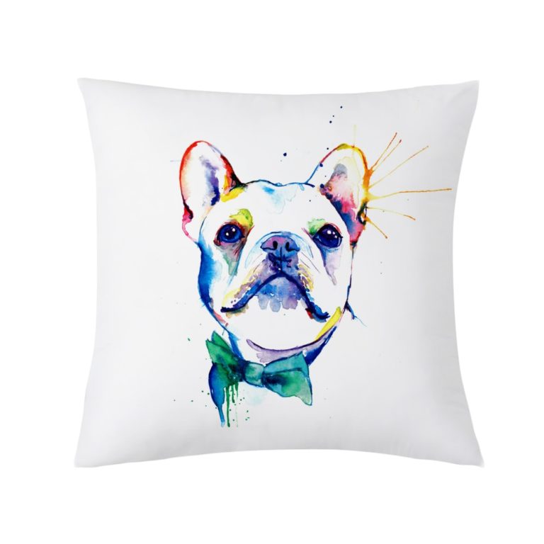 frenchie cushion